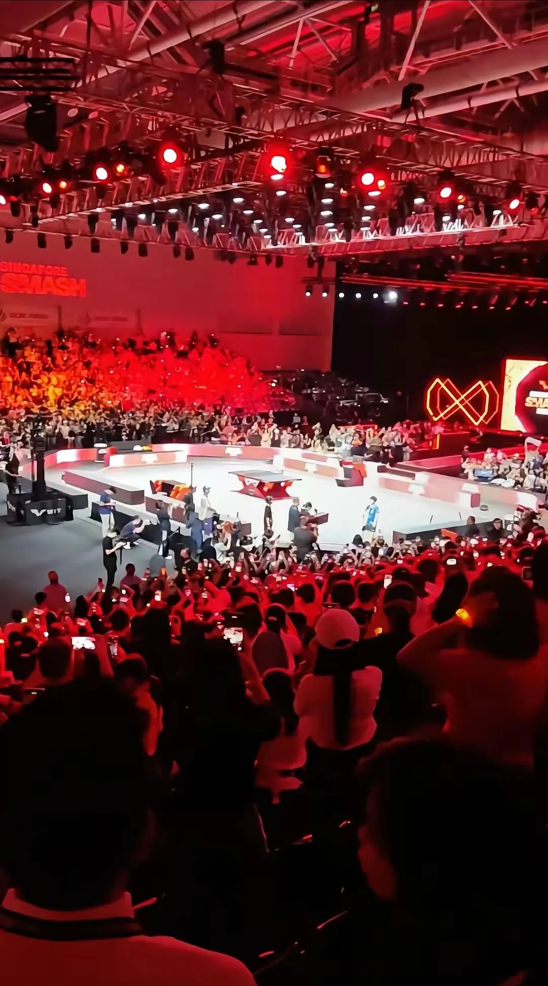 一场激动人心的比赛触动了现场观众